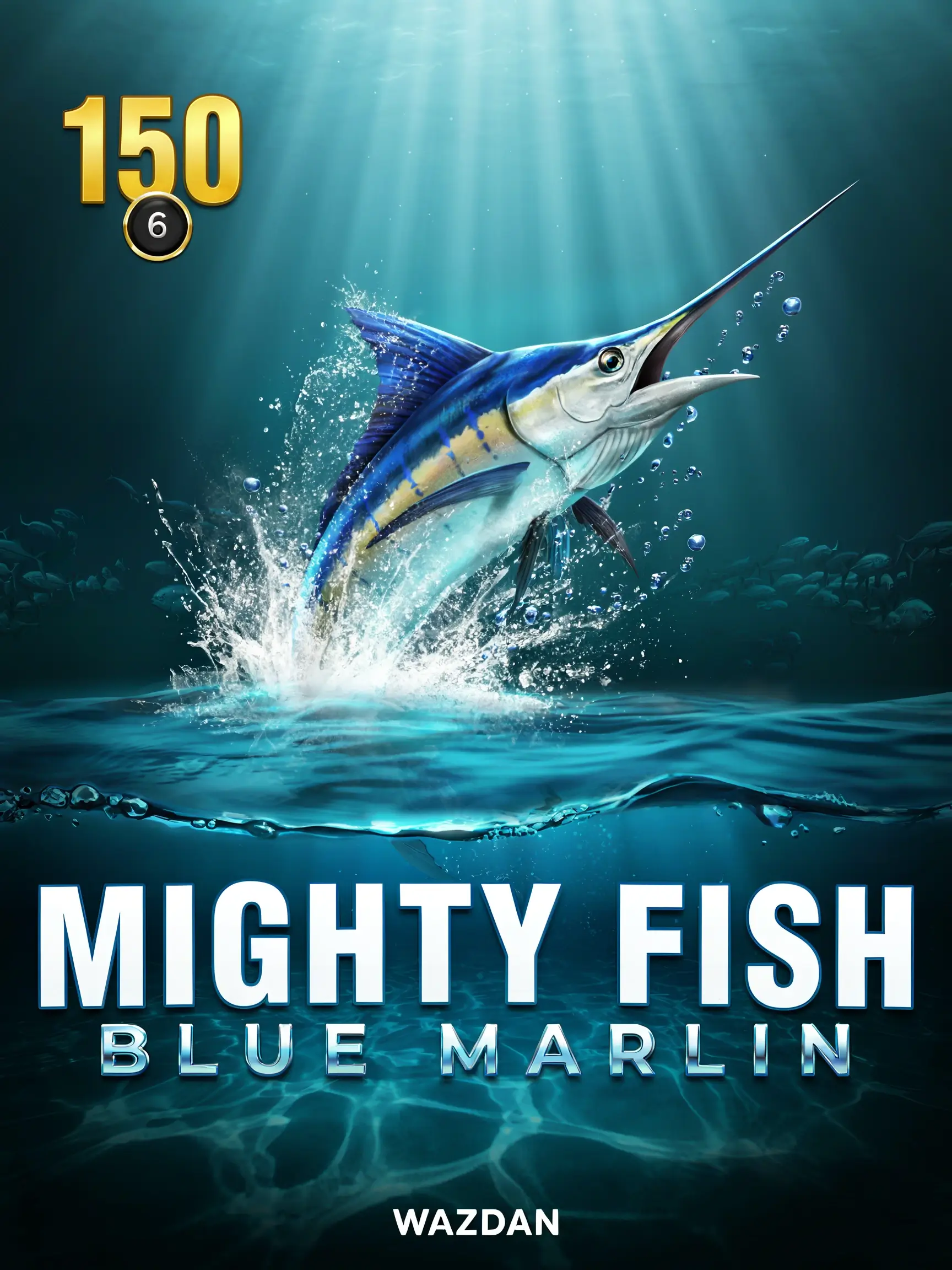 Screenshot of the Mighty Fish: Blue Marlin slot