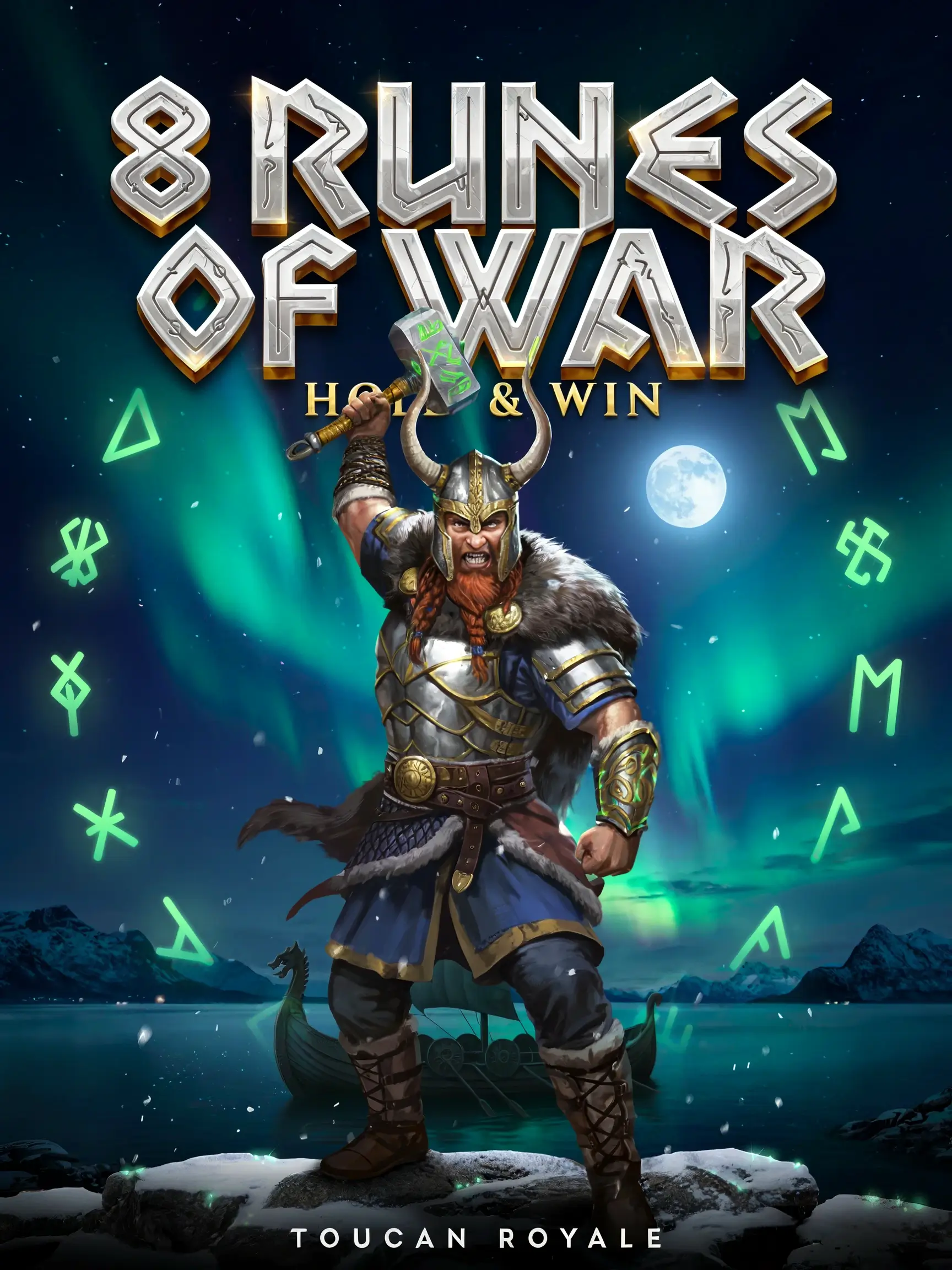 Screenshot of the 8 Runes of War slot